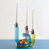 Jonathan Adler Pompidou Acrylic Candle Holder - Multi