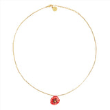 Les Nereides Poppy Pendant Necklace