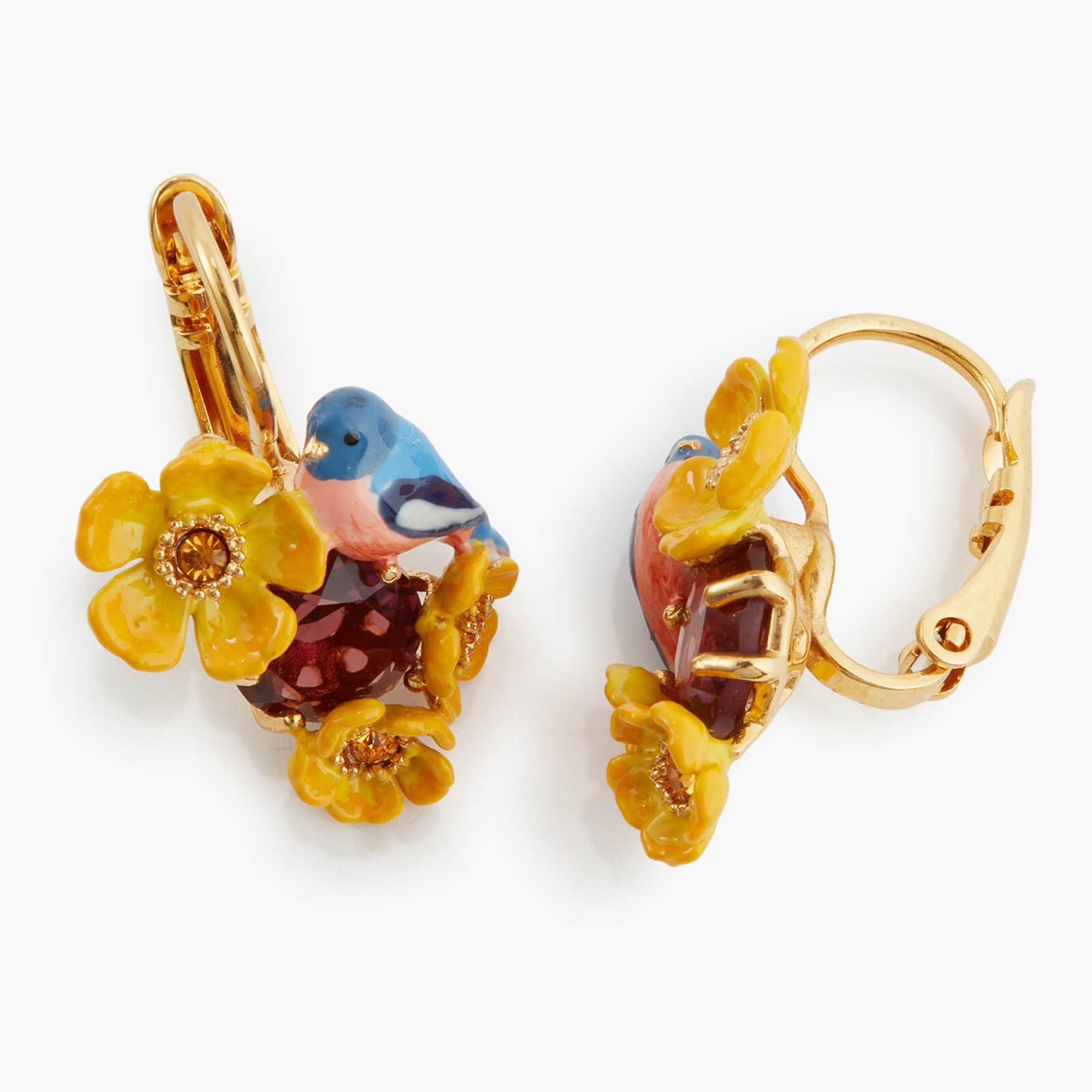 Les nereides bird earrings clearance