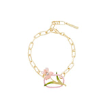 Les Nereides Powder Pink Iris Bracelet