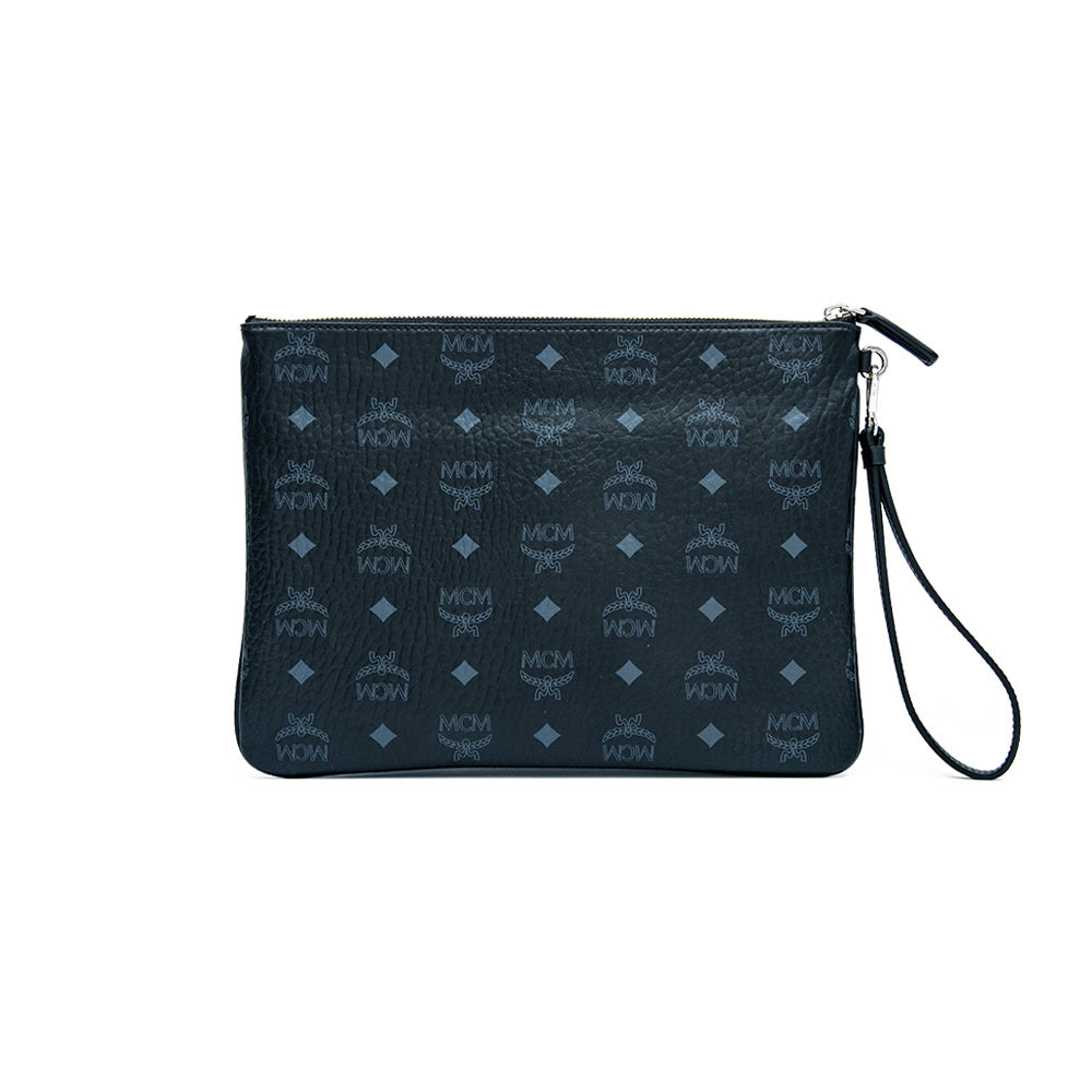 Black best sale mcm wristlet