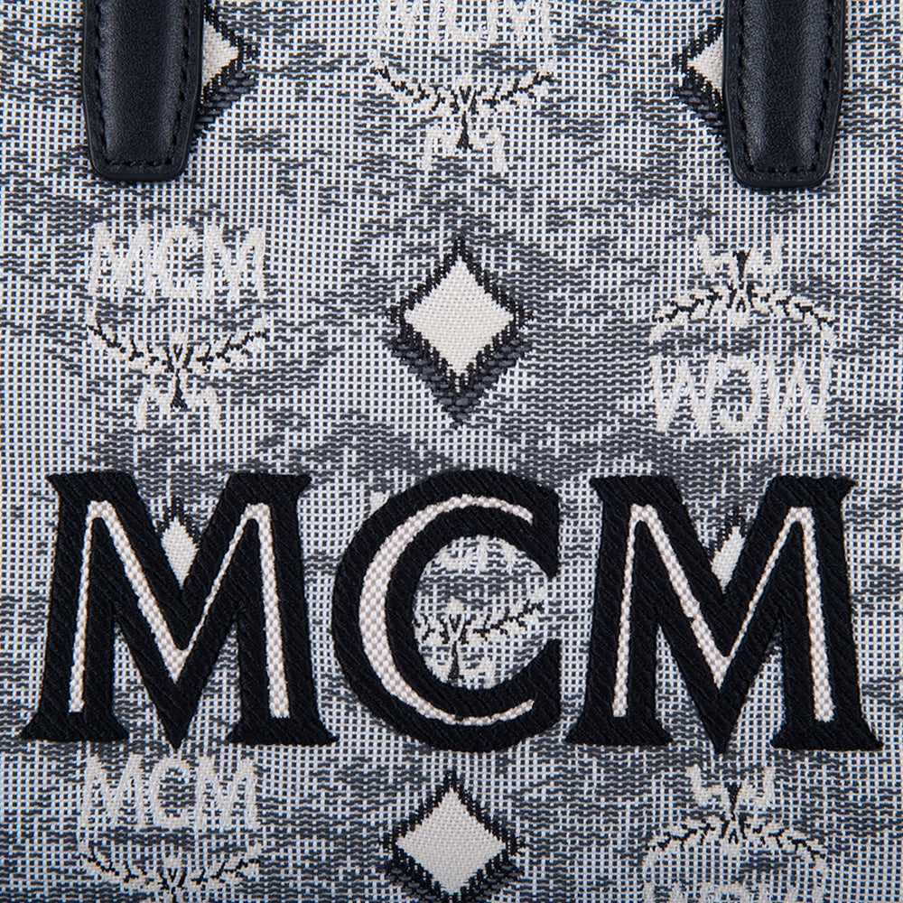 Mcm monogram tote best sale