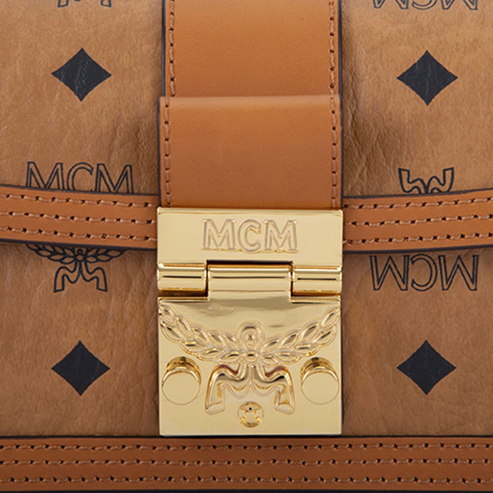 Mcm crossbody bag online cognac