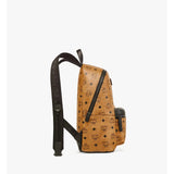 MCM Small Stark backpack in Visetos and Nappa leather