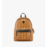 MCM Small Stark backpack in Visetos and Nappa leather