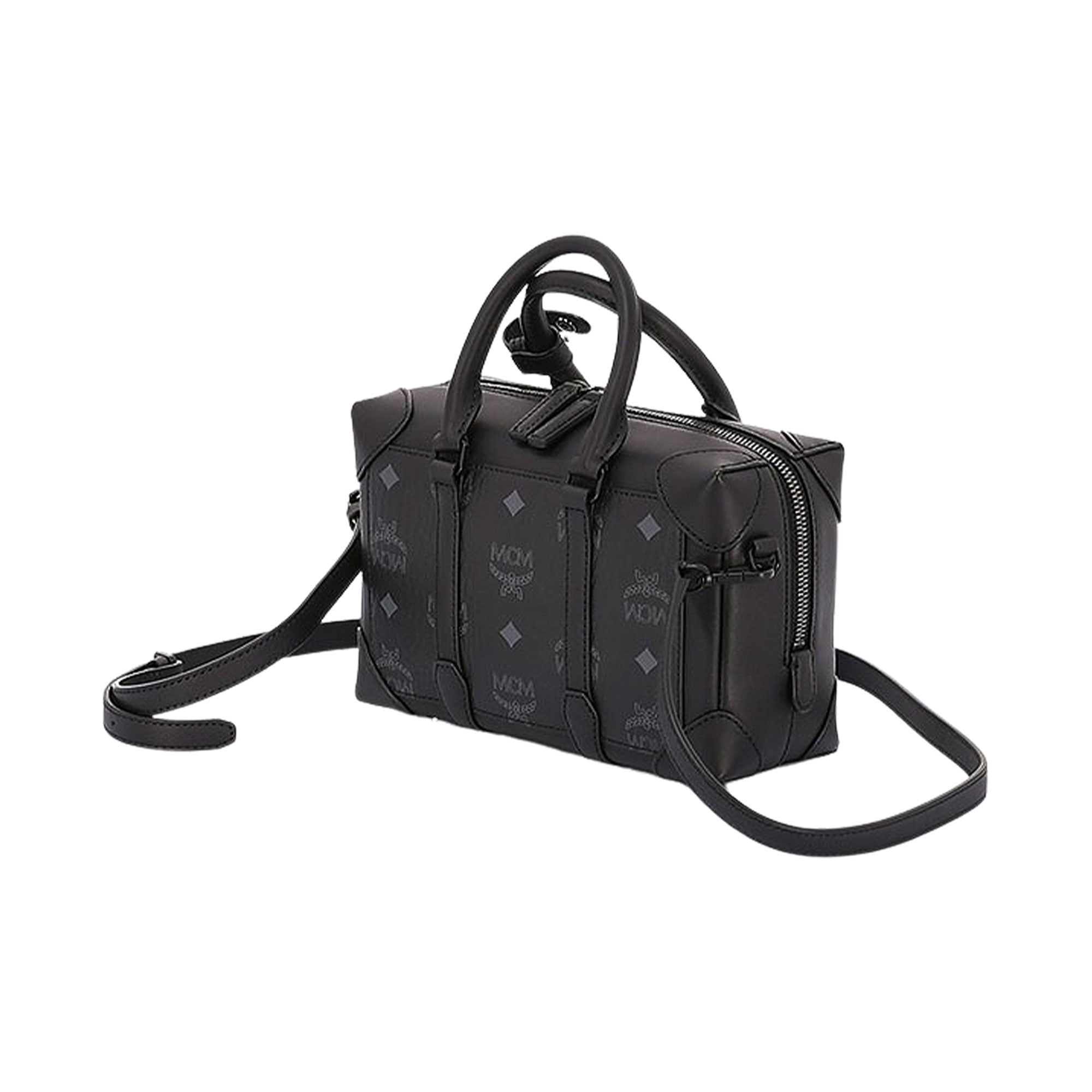 MCM Essential Boston In Monogram Leather