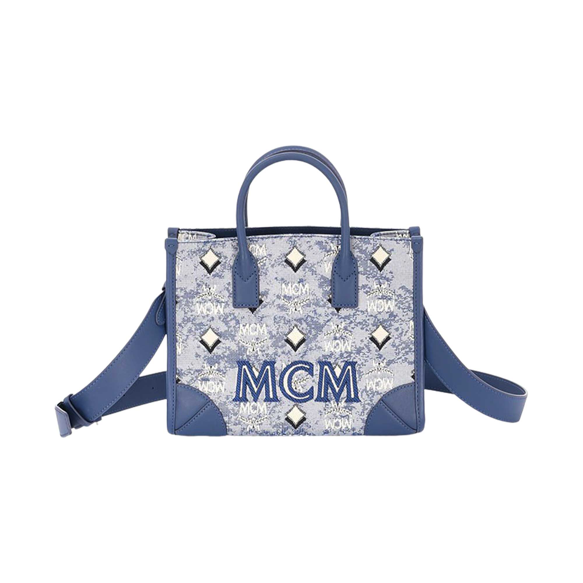 Blue hotsell mcm purse