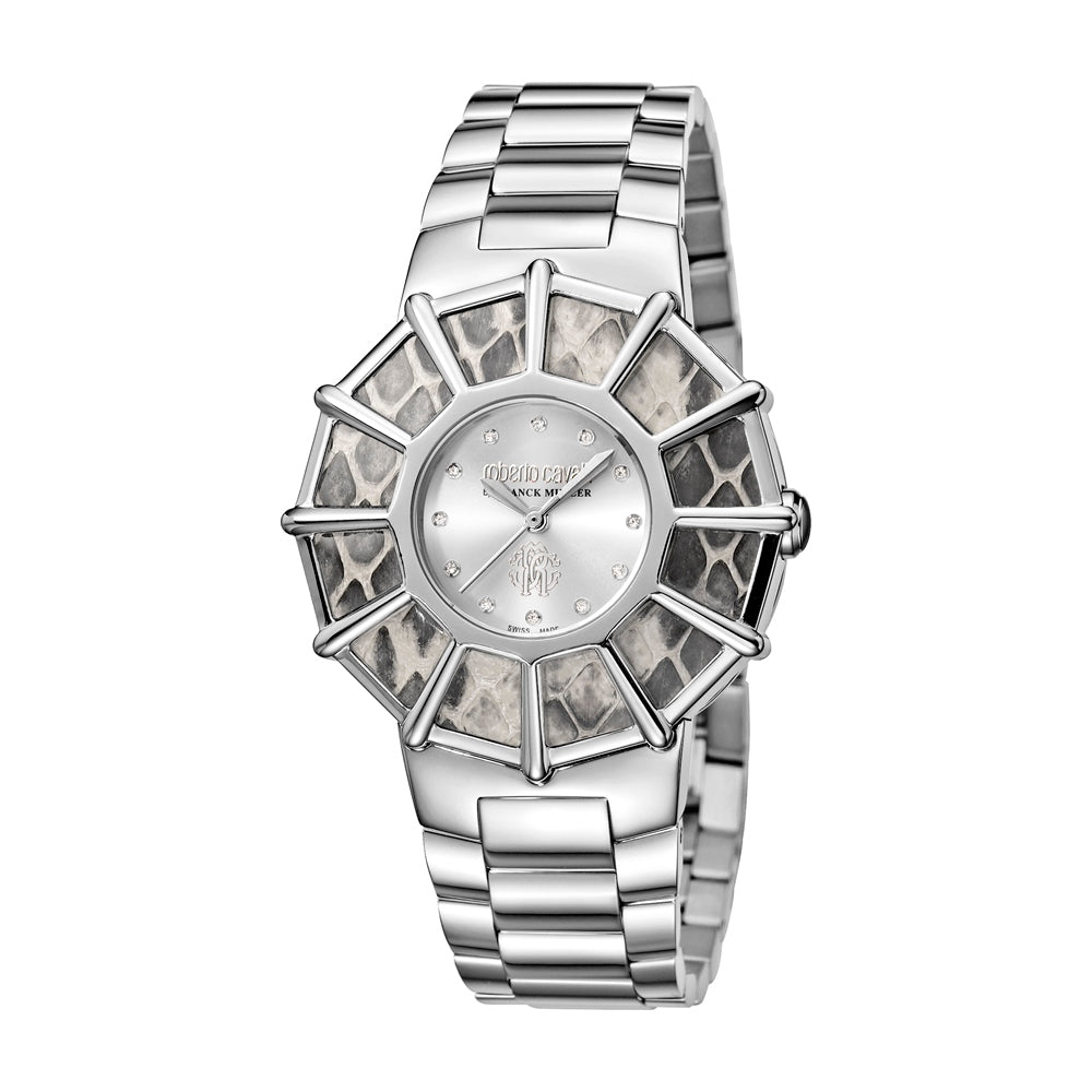 Roberto cavalli sale diamond watch