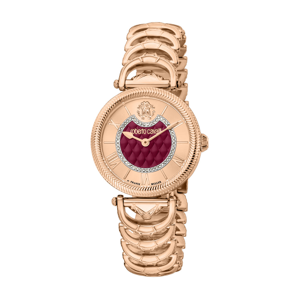 Roberto Cavalli by Franck Muller Women s Watch Rose Gold Case and