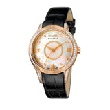 Smalto Ladies Watch Rose Gold Case Mop Dial With Diamond