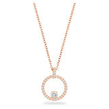 Swarovski Creativity Pendant White, Rose gold-Tone Plated