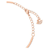 Swarovski Sparkling Dance Bracelet Round cut, Oval shape, White, Rose gold-tone plated