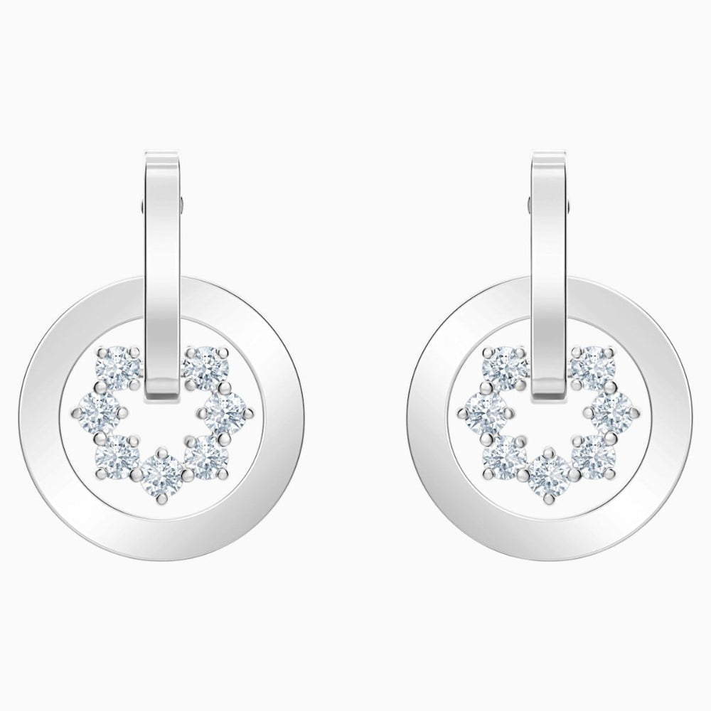 Swarovski further pierced earrings clearance
