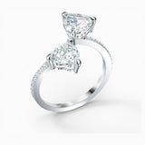 Swarovski Attract Soul Heart Ring White