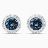 Swarovski,Angelic Stud Pierced Earrings,Blue,One Size