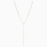 Swarovski,Attract Soul Y Necklace,White, Rose-Gold Tone ,One Size