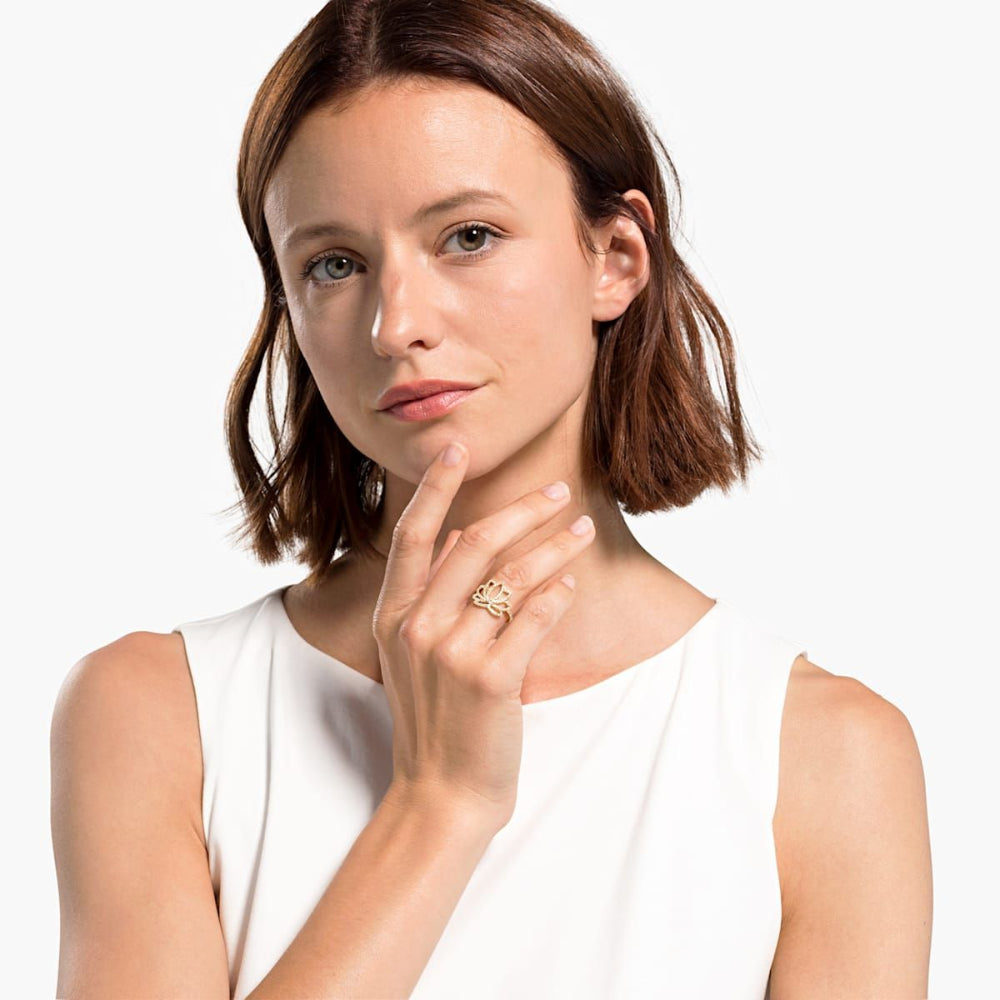 Swarovski lotus ring discount
