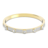 Swarovski Thrilling Deluxe Bangle White Gold-tone plated  SMALL