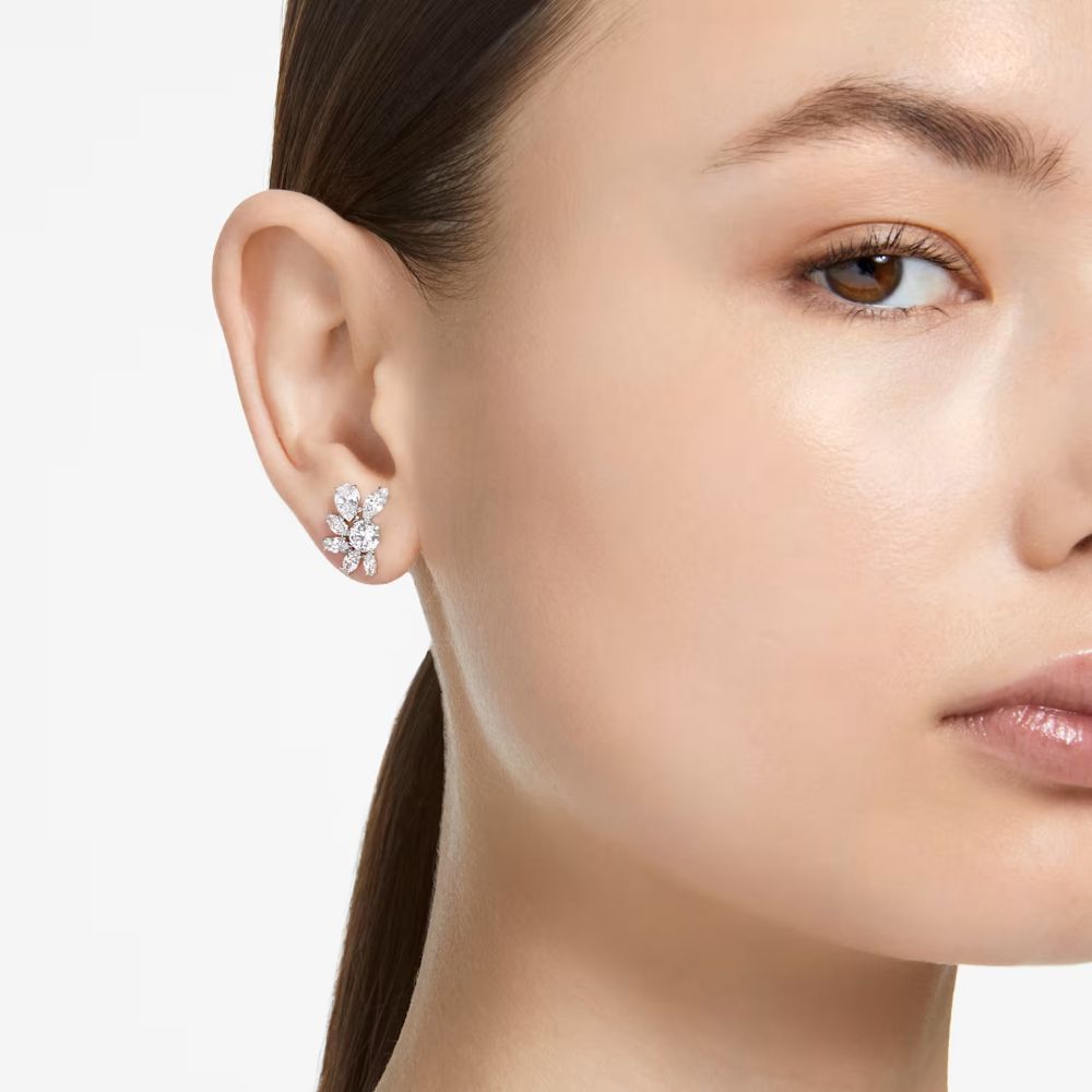 Buy Swarovski White Generation Stud Pierced Earrings for Women Online @  Tata CLiQ Luxury