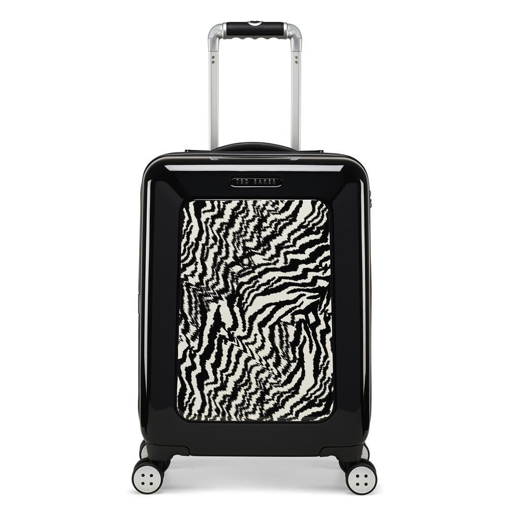 Ted Baker Take Flight Zebra Carry On Small Luggage BlacknWhite Bluesalon