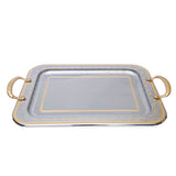 Tresors Eclectic Gold Rectangular Tray