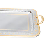 Tresors Eclectic Gold Rectangular Tray