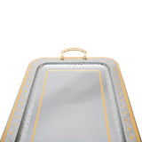 Tresors Eclectic Gold Rectangular Tray