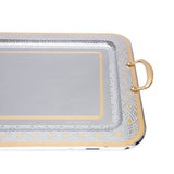 Tresors Eclectic Gold Rectangular Tray