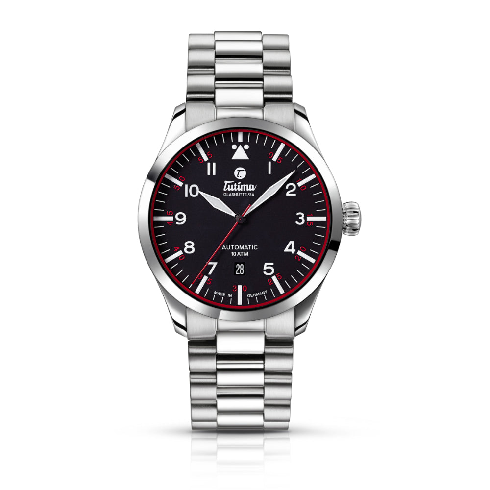 Tutima Glash tte Flieger Automatic Black 41mm Bluesalon