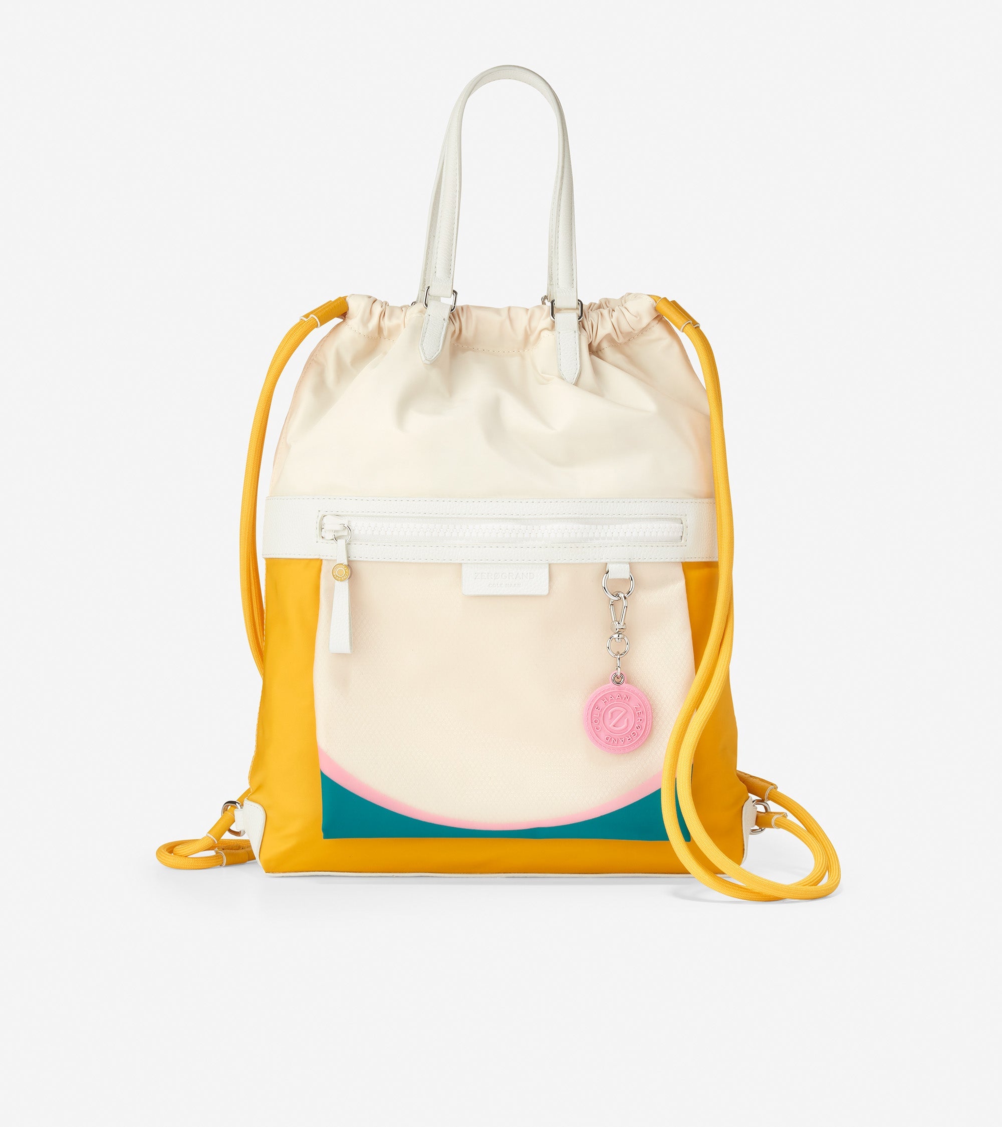 Cole Haan Women s Radiant Nylon Drawstring Backpack Bluesalon