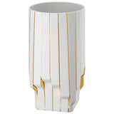 Rosenthal Strip White Gold Vase