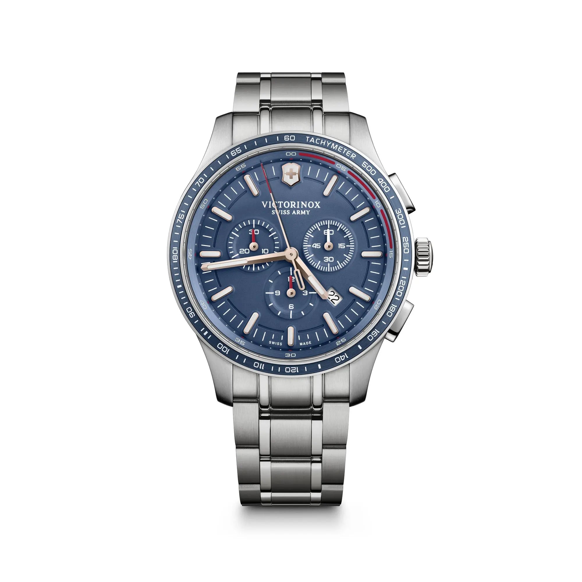 Victorinox blue 2025 dial watch