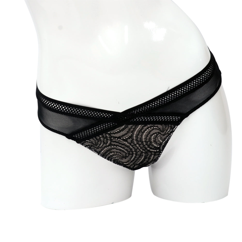 Buy Yamamay Lace Brazilian Brief In Black