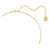 "Swarovski Bella V pendant Round cut, Gold-tone plated"