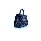 Kyra Luna Blue Washed Hand Bag