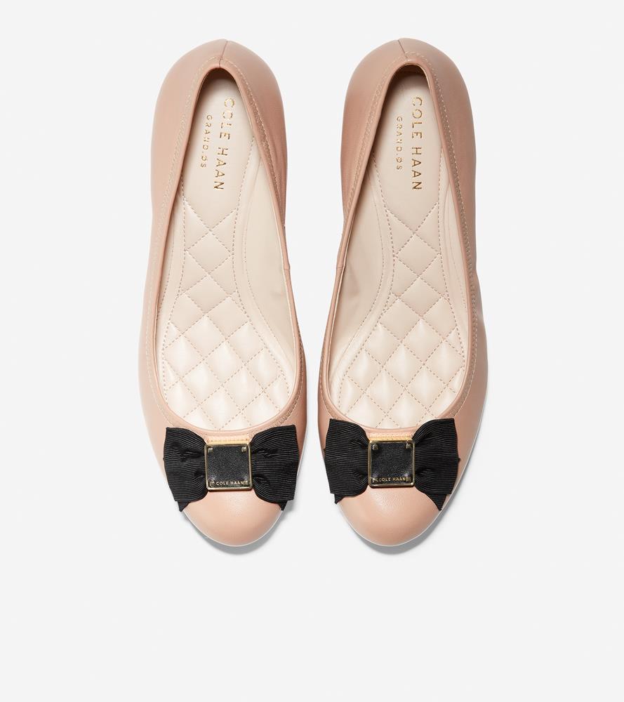 Cole haan tali bow wedge online