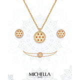 Michella 18 Ct Gold Diamond Necklace Basic