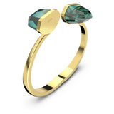 Swarovski Lucent Bangle Green Gold-tone PVD