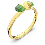 Swarovski Lucent Bangle Magnetic Green Gold-tone finish