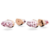 Swarovski Lucent stud earrings , Gold-tone plated