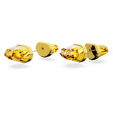 Swarovski Lucent stud earrings , Gold-tone plated