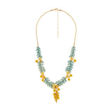 Les Nereides Mimosa Flowers Collar Necklace